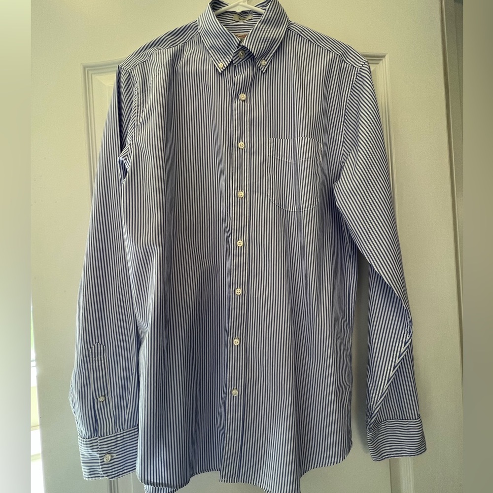 J Crew Secret Wash Button Down M Tall